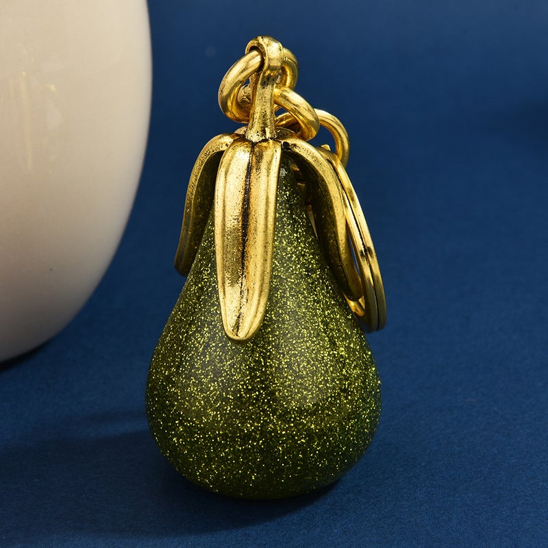 Pendant Gold Pear Never Separated Men And Women Couple Car Keychain Exquisite Bag Pendant Pendant - Image 3